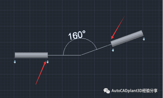 AutoCAD Plant 3D实用技巧：如何画特定角度的弯头？插图