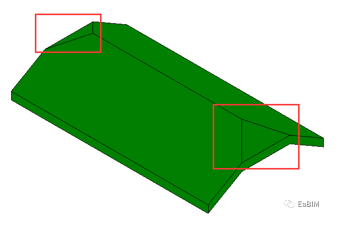 Revit屋顶绘制方法：关于在Revit中创建两种不同造型的屋顶插图