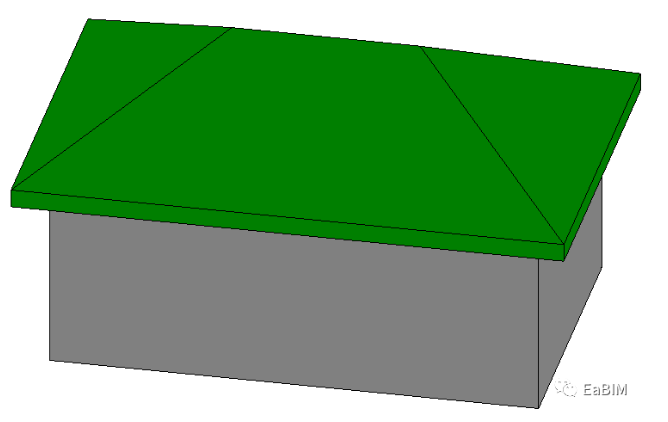 Revit屋顶绘制方法：关于在Revit中创建两种不同造型的屋顶插图6